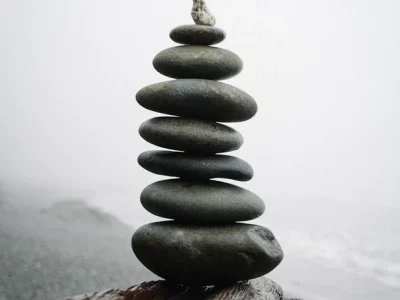 gray-stone-stack-on-gray-rock